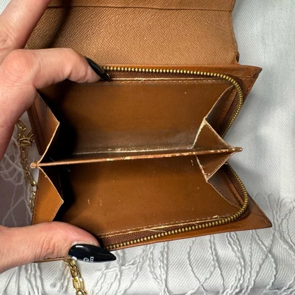 LOUIS VUITTON PORTE TRESOR MONOGRAM WALLET WITH CHAIN - Picture 11 of 17